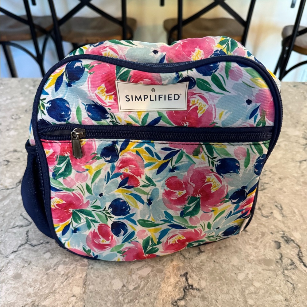 Simplified Floral Backpack